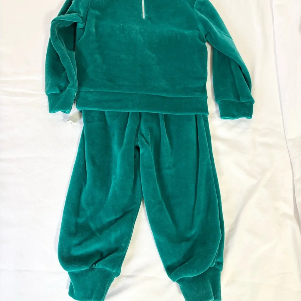 Vintage Velour Kids play Set with Race Car Design